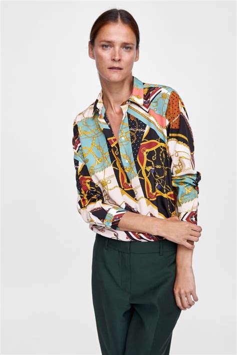 chemise versace femme zara